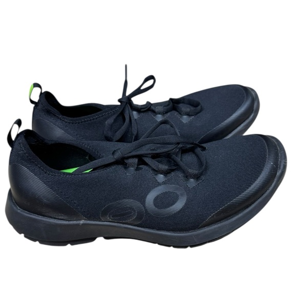 OOFOS OOmg Sport LS Lace Black Recovery Shoes Sneakers Women's 9 40 - Picture 4 of 9
